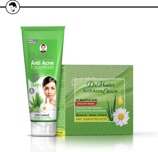Bella Donna Acne Kit ( Facewash,Cream )